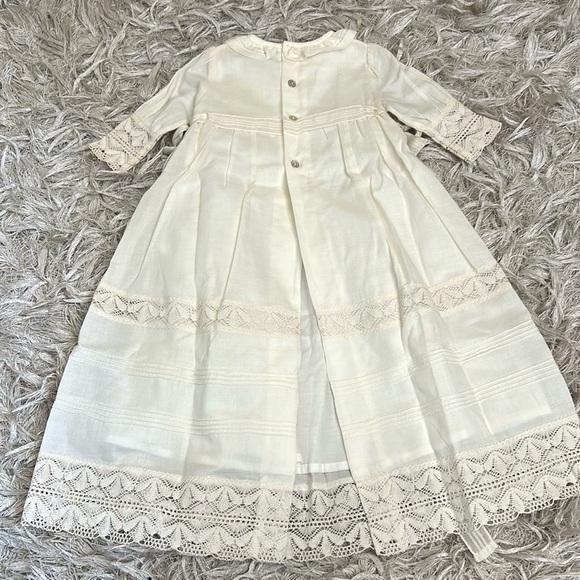 NWT Pili Carrera Heirloom Christening Baptism Gown w/Matching Bonnet&Bloomers 1M - Picture 12 of 14